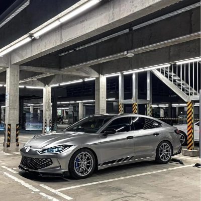 Gloss Metallic GT Silver Car Vinyl Wrap PET 02