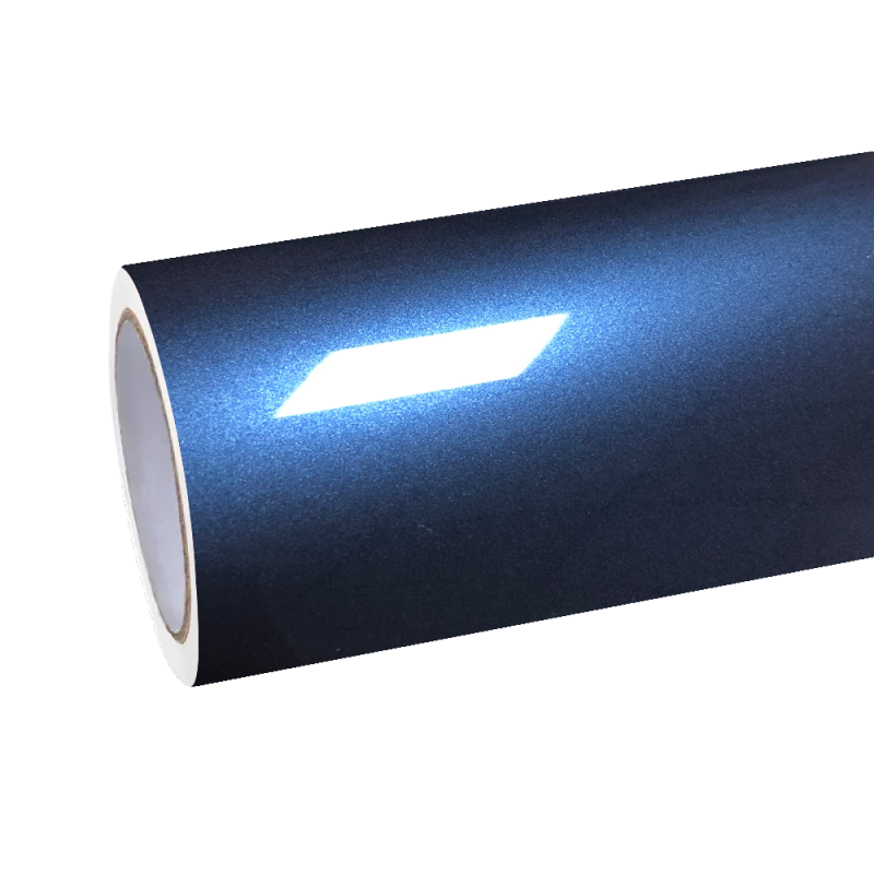 Gloss Grey Blue Car Wrap | Metallic Blue Grey Vinyl Wraps