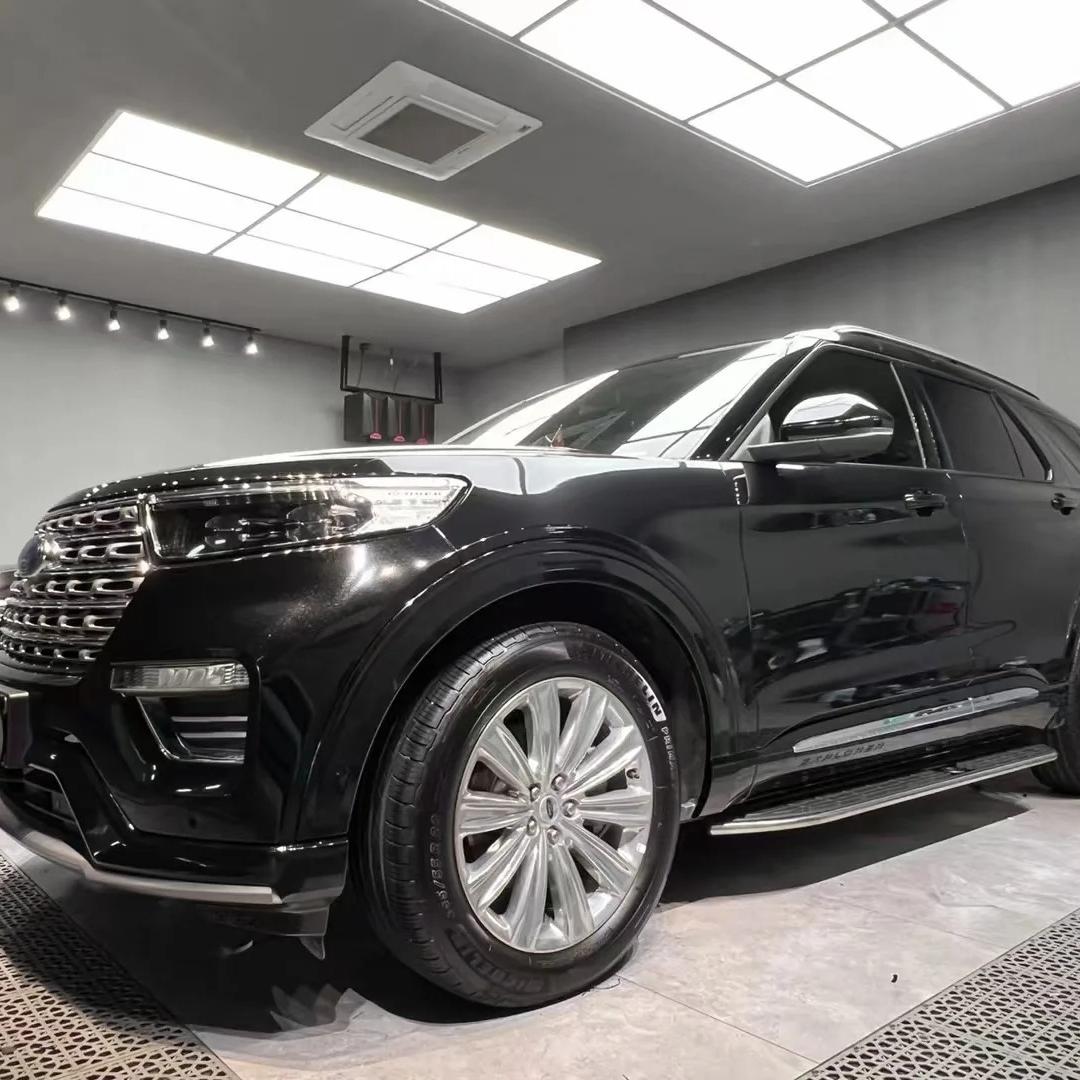 Santorini Black Car Wrap