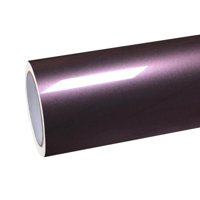 Gloss Metallic Eve Purple Car Vinyl Wrap PET 01