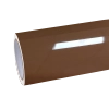 Gloss Crystal Caramel Brown Car Vinyl Wrap PET 