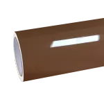 Gloss Crystal Caramel Brown Car Vinyl Wrap PET 