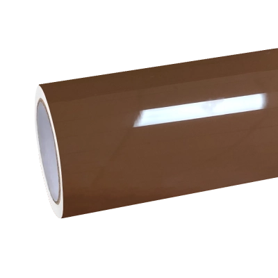 Gloss Crystal Caramel Brown Car Vinyl Wrap PET  01