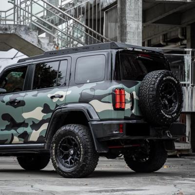 Aluko Custom Camouflage Car Vinyl Wrap 02