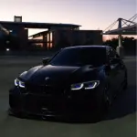 Super Glossy Piano Black Car Vinyl Wrap Porsche BMW PET 