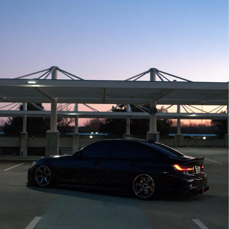 Super Glossy Piano Black Car Vinyl Wrap Porsche BMW PET 
