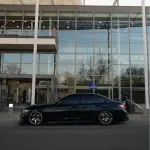 Super Glossy Piano Black Car Vinyl Wrap Porsche BMW PET 