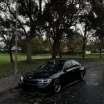 Super Glossy Piano Black Car Vinyl Wrap Porsche BMW PET 