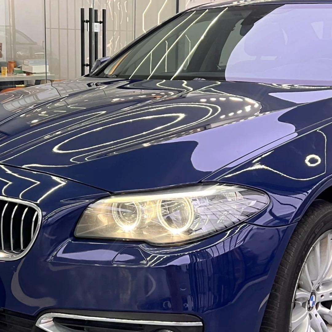 Gloss Crystal Midnight Blue Car Vinyl Wrap