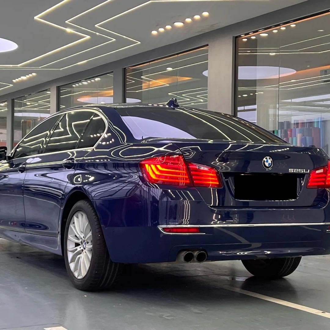 Gloss Crystal Midnight Blue Car Vinyl Wrap