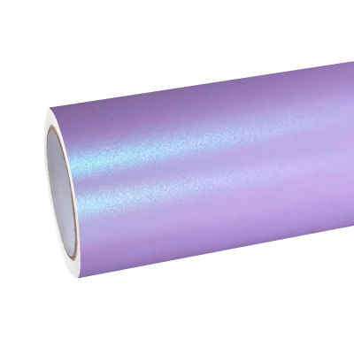 Matte Chameleon Glacial Frost Purple Car Vinyl Wrap PET 01