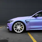Matte Metallic Satin Chameleon Glacial Frost Purple Car Vinyl Wrap
