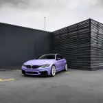 Matte Metallic Satin Chameleon Glacial Frost Purple Car Vinyl Wrap