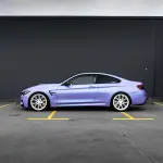 Matte Metallic Satin Chameleon Glacial Frost Purple Car Vinyl Wrap