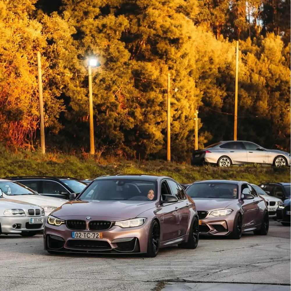 Gloss Metallic Frozen Berry Pink Car Vinyl Wrap PET