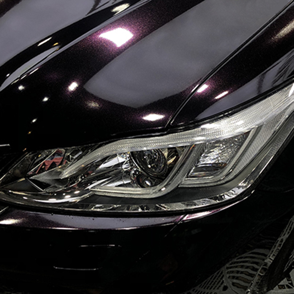 Gloss Metallic Midnight Red Car Vinyl Wrap PET