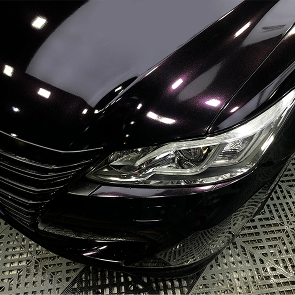 Gloss Metallic Midnight Red Car Vinyl Wrap PET