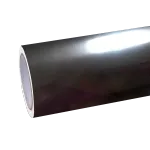 Gloss Mirror Chrome Black Car Vinyl Wrap PET