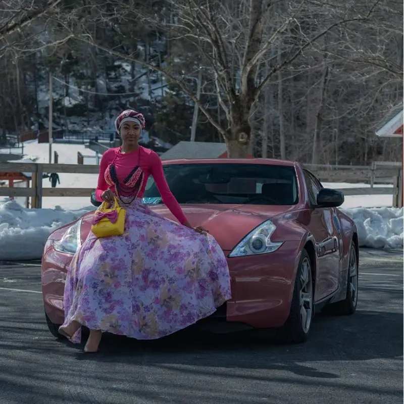 Gloss Plum Sauce Pink Car Vinyl Wrap PET