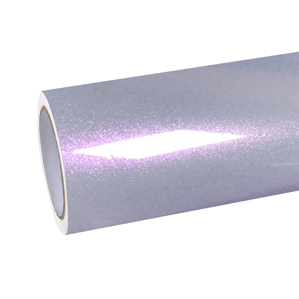 Gloss Starry Pink Gold Car Vinyl Wrap PET