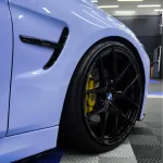 Gloss Macaron Baby Blue Car Vinyl Wrap PET