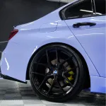 Gloss Macaron Baby Blue Car Vinyl Wrap PET