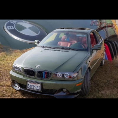 Gloss Black Olive Green Wrap Car Vinyl Wrap PET | Glossy Rifle Green Car Wrap 02