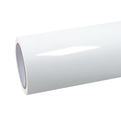 Gloss Crystal White Car Vinyl Wrap  01