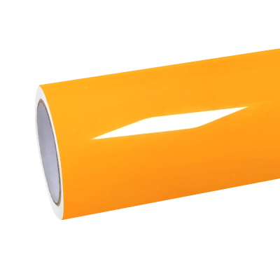 Gloss Mclaren Orange Car Vinyl Wrap PET 01