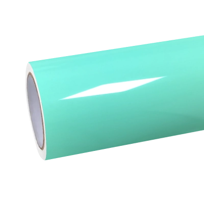 Gloss Porsche Mint Green Car Vinyl Wrap PET 01