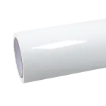 Gloss Piano White Car Vinyl Wrap PET