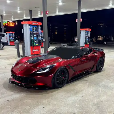 Gloss Liquid Metallic Dragon Blood Red Vinyl Wrap 02