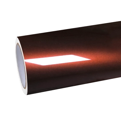 Gloss Liquid Coffee Brown Car Vinyl Wrap PET 01