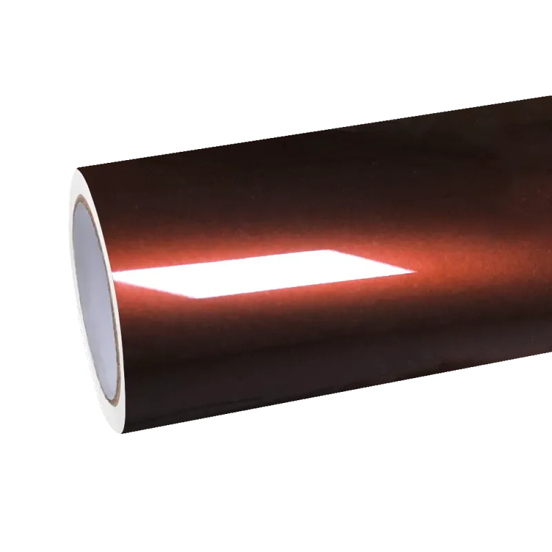 Gloss Liquid Coffee Brown Car Vinyl Wrap PET