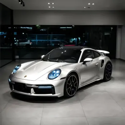 Gloss Liquid Victor Silver Car Vinyl Wrap PET 02