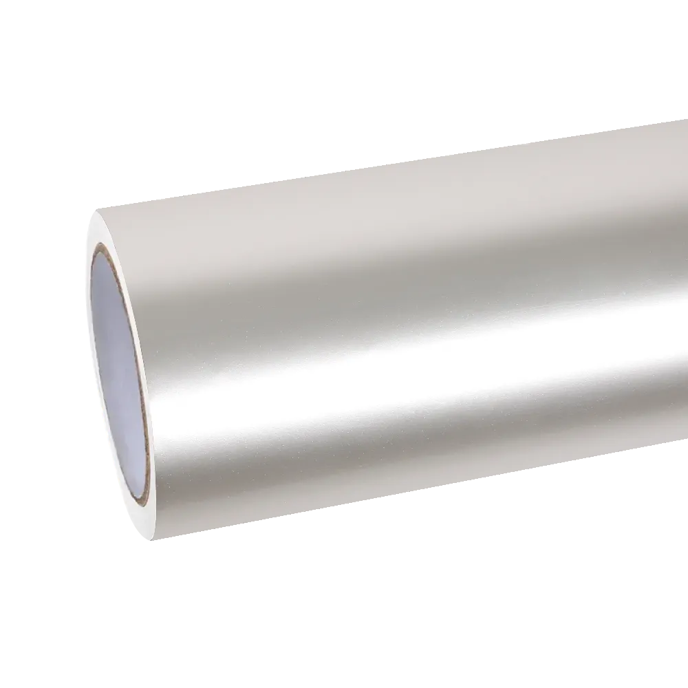Gloss Liquid Victor Silver Car Vinyl Wrap PET
