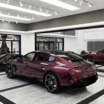 Gloss Metallic Plum Purple Car Vinyl Wrap PET