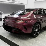 Gloss Metallic Plum Purple Car Vinyl Wrap PET