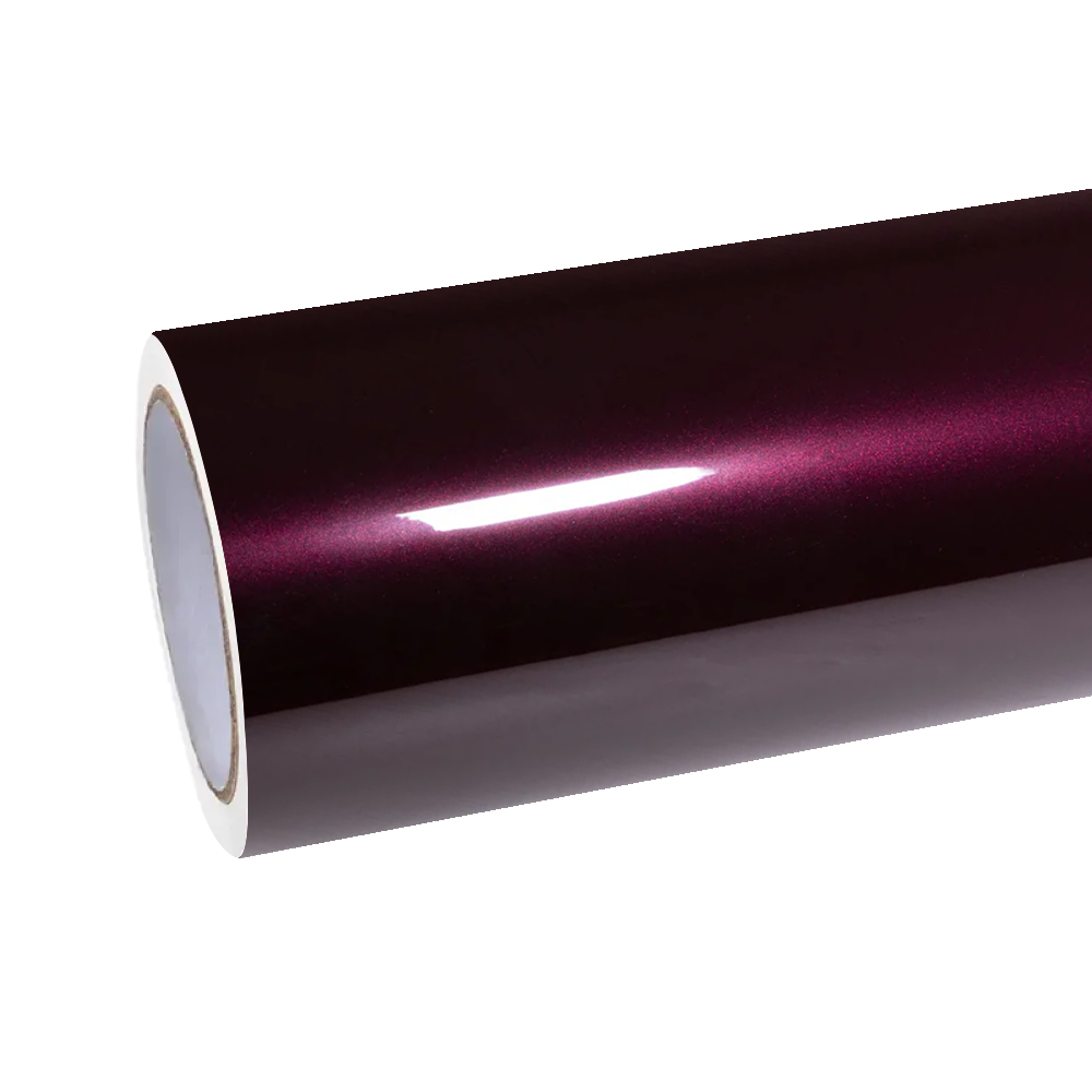 Gloss Metallic Plum Purple Car Vinyl Wrap PET