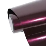 Gloss Metallic Plum Purple Car Vinyl Wrap PET