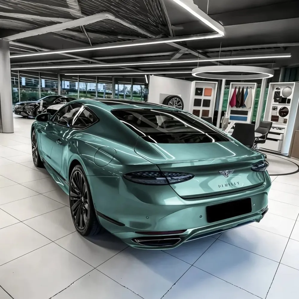 Aluko Gloss Metallic Ryan Green Car Vinyl Wrap PET