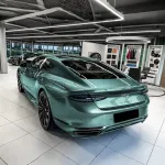 Aluko Gloss Metallic Ryan Green Car Vinyl Wrap PET