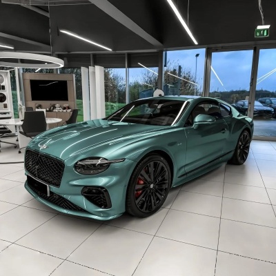 Gloss Metallic Ryan Green Car Vinyl Wrap PET 02