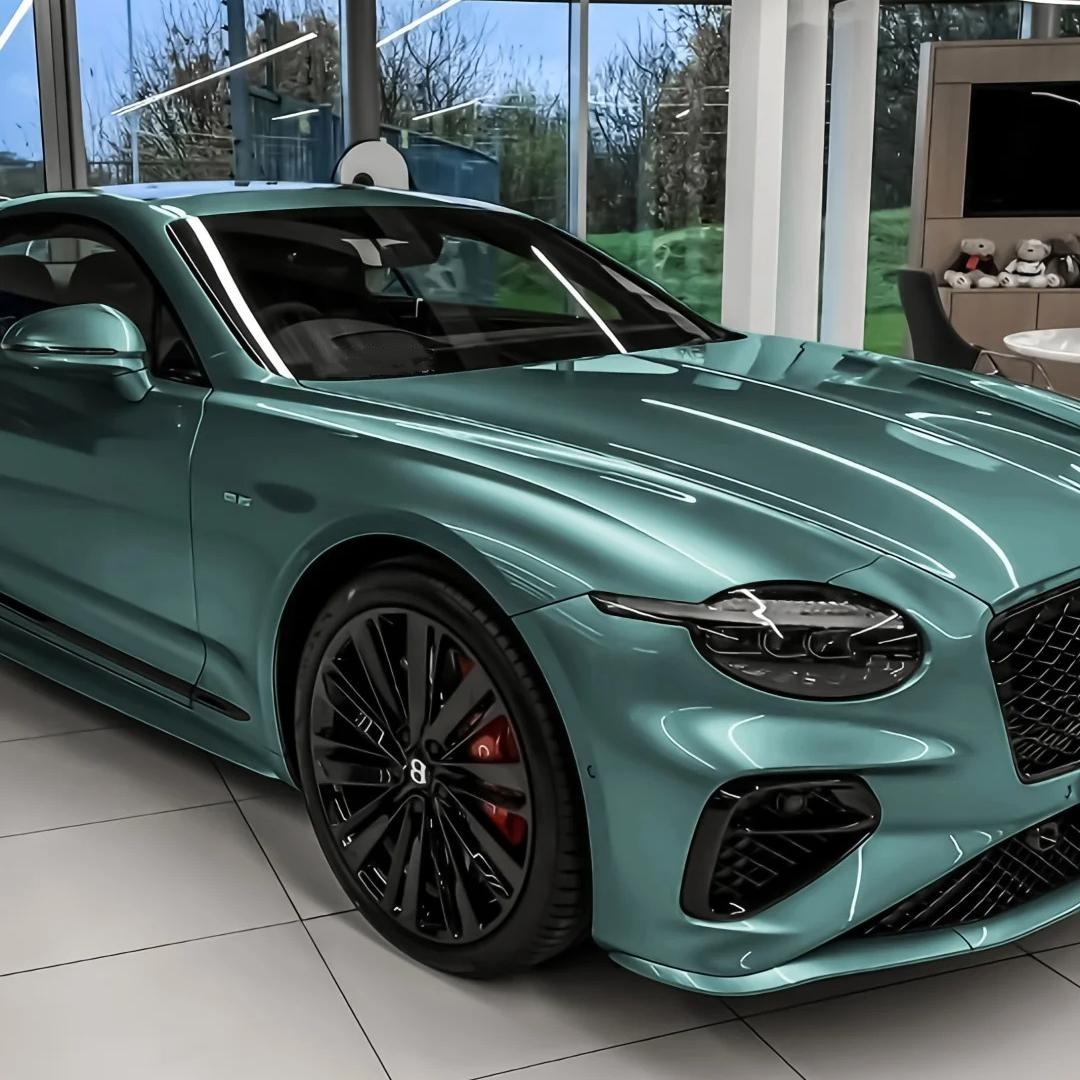 Gloss Metallic Ryan Green Car Vinyl Wrap PET