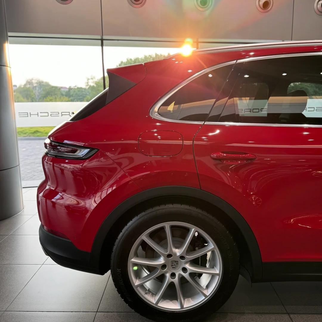 Glossy Crystal Porsche Carmine Red Car wrap