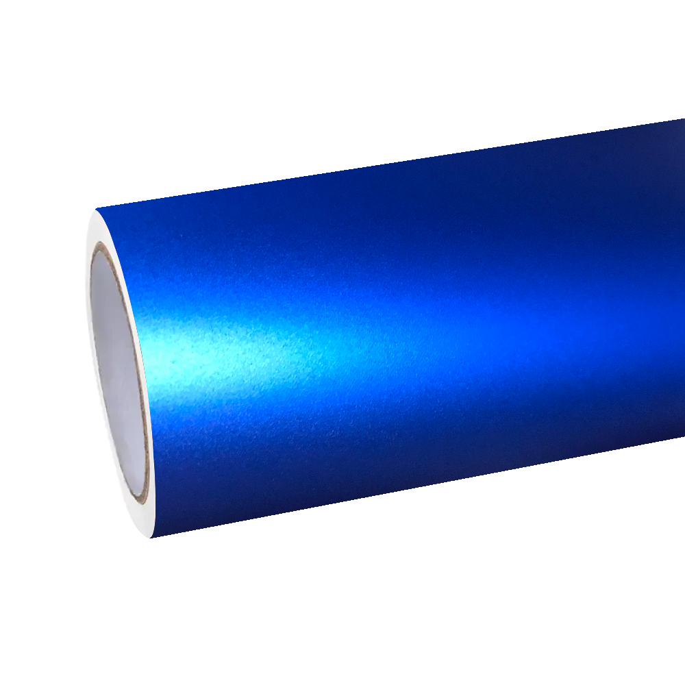 Satin Ceramic Blue Car Vinyl Wrap PET