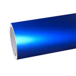 Satin Ceramic Blue Car Vinyl Wrap PET