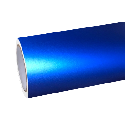 Satin Ceramic Blue Car Vinyl Wrap PET 01