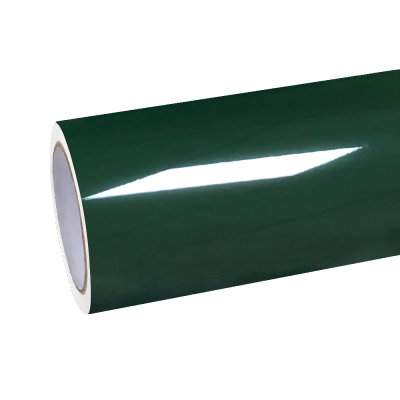 Gloss British Racing Green Car Vinyl Wrap Porsche PET 01