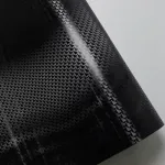 Matte Carbon Fiber Aircraft Black Car Vinyl Wrap PET